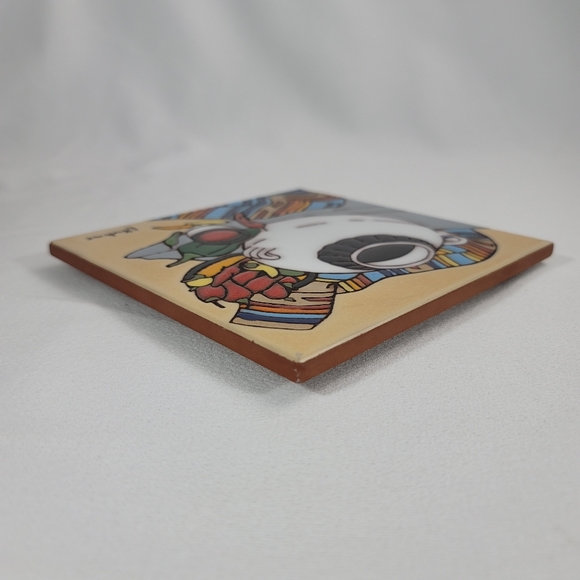 L Kuhne Southwestern Theme Hand-Painted Tile - Picture 10 of 12